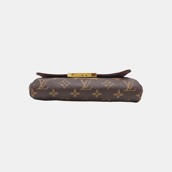 FAVORITE PM Monogram Coated Canvas Brown