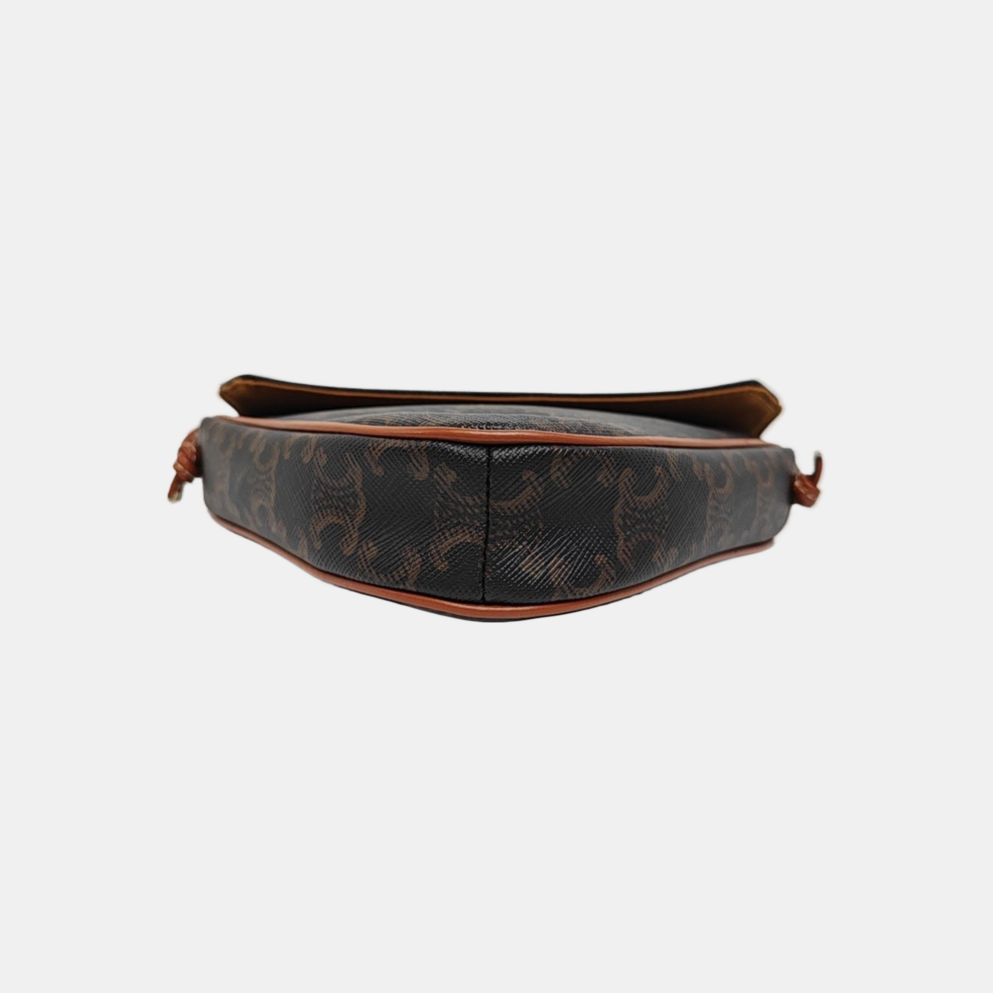 TRIANGLE Coated Canvas Brown