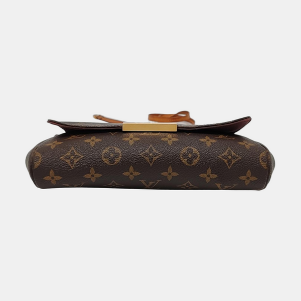 FAVORITE MM Monogram Coated Canvas Brown