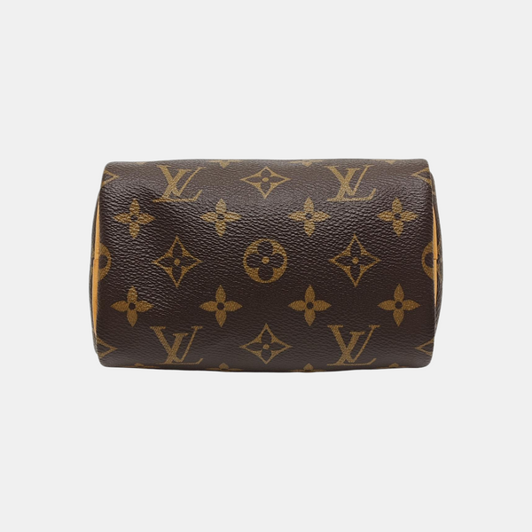 SPEEDY Nano Monogram Coated Canvas Brown