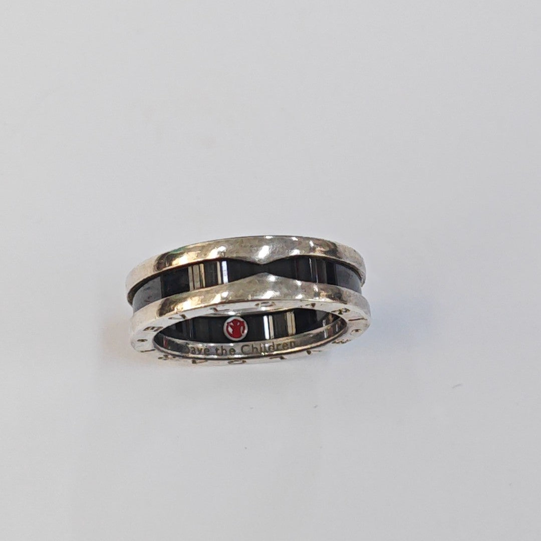 B.ZERO1 925 Sterling Silver Ring EU 61