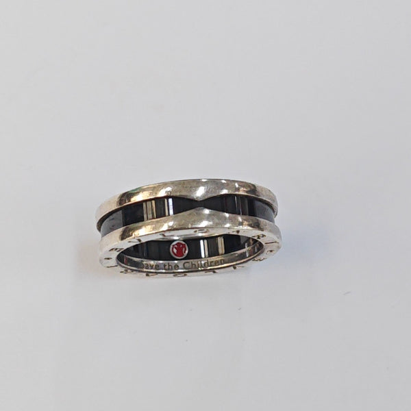 B.ZERO1 925 Sterling Silver Ring EU 61