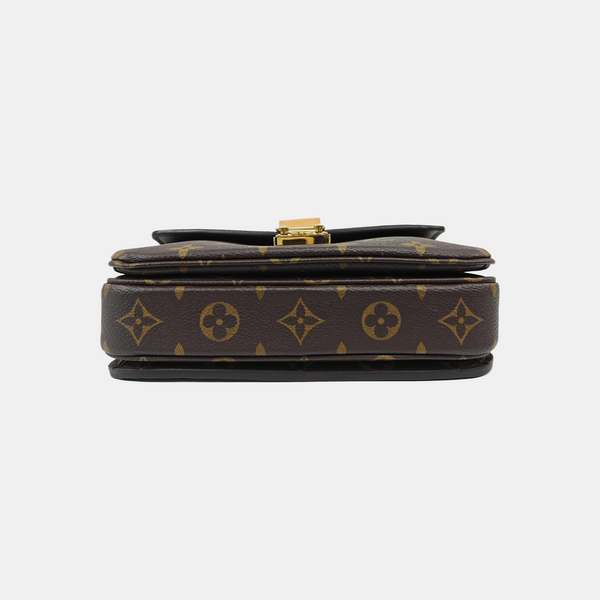 MÉTIS EAST WEST Monogram Coated Canvas Brown