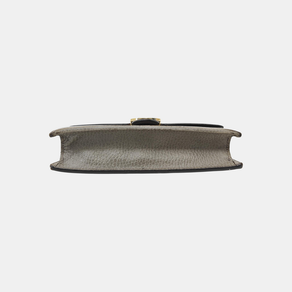 Interlocking G Small Calfskin Gray