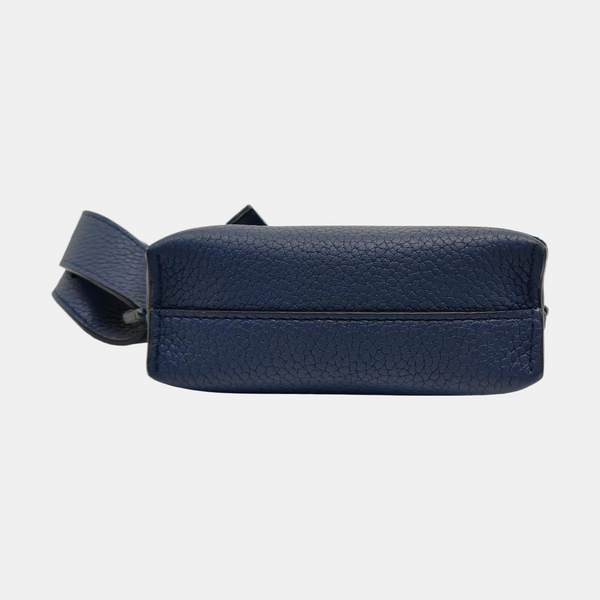 T Pouch Calfskin Blue