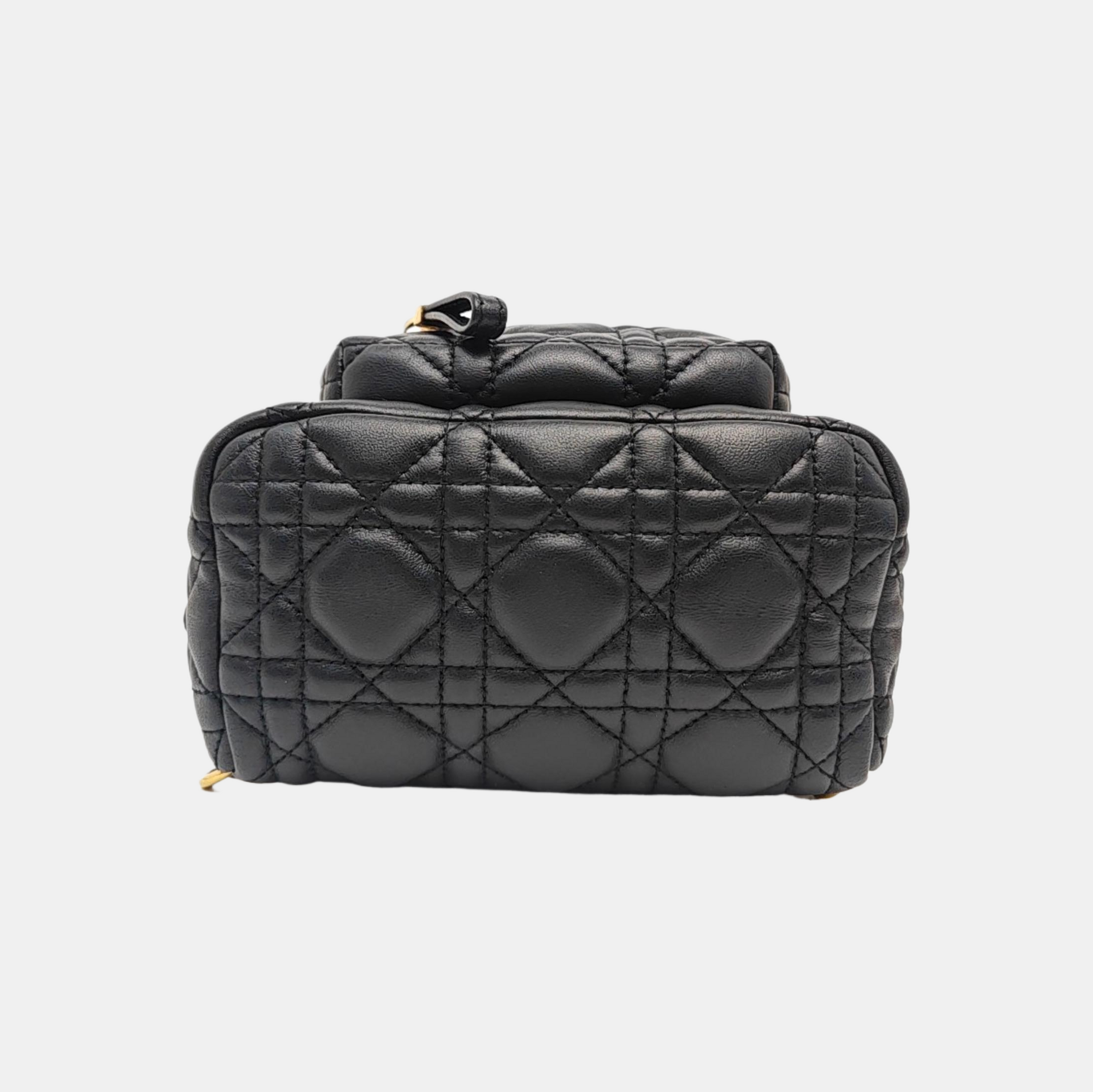 Cannage Lambskin Backpack Mini Black