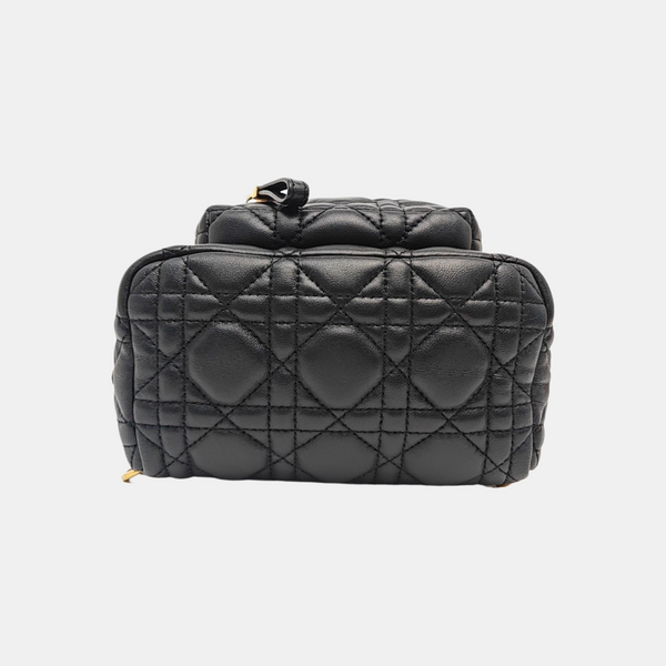 Cannage Lambskin Backpack Mini Black