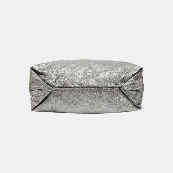 Crush Medium Calfskin Silver