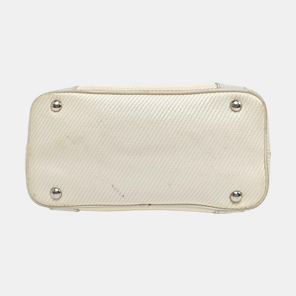 Vara Quilted Special Material White