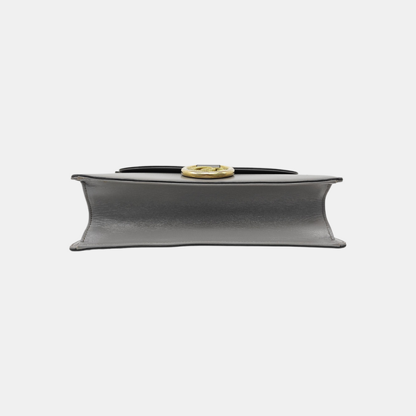 GG Ring Medium Calfskin Gray
