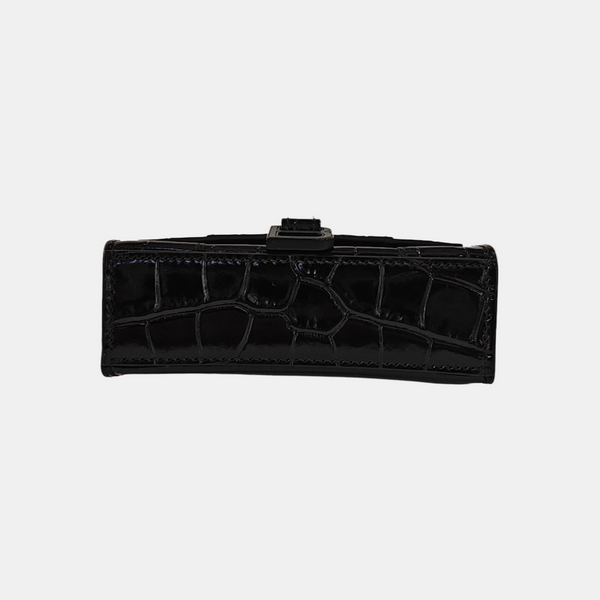 Hourglass Mini Calfskin Black