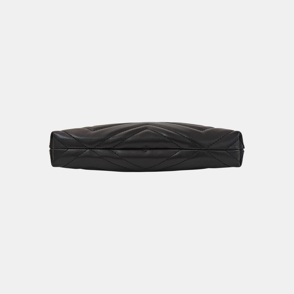 GG Marmont Small Chevron Calfskin Black