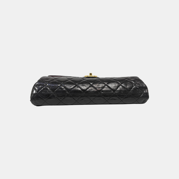 Quilted Calfskin Shoulder Bag Black