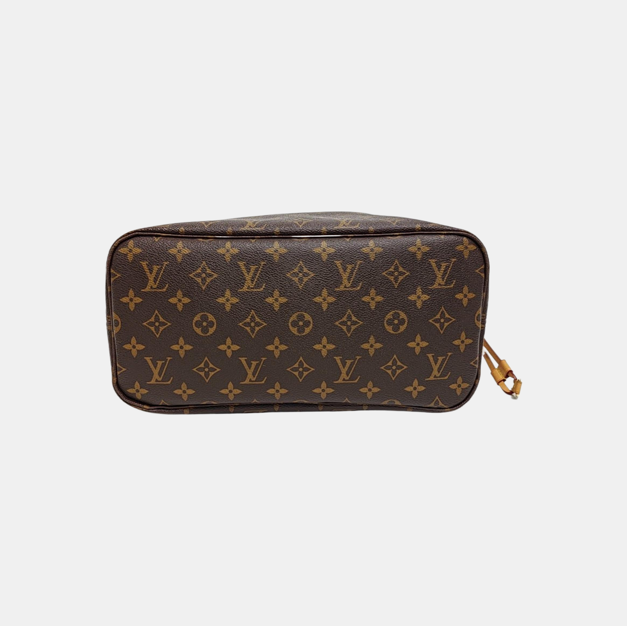 NEVERFULL MM Monogram Coated Canvas Brown