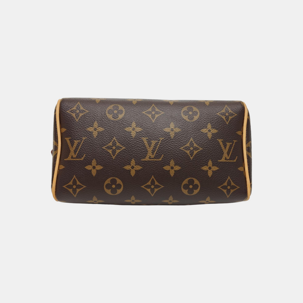 SPEEDY 20 Monogram Coated Canvas Brown