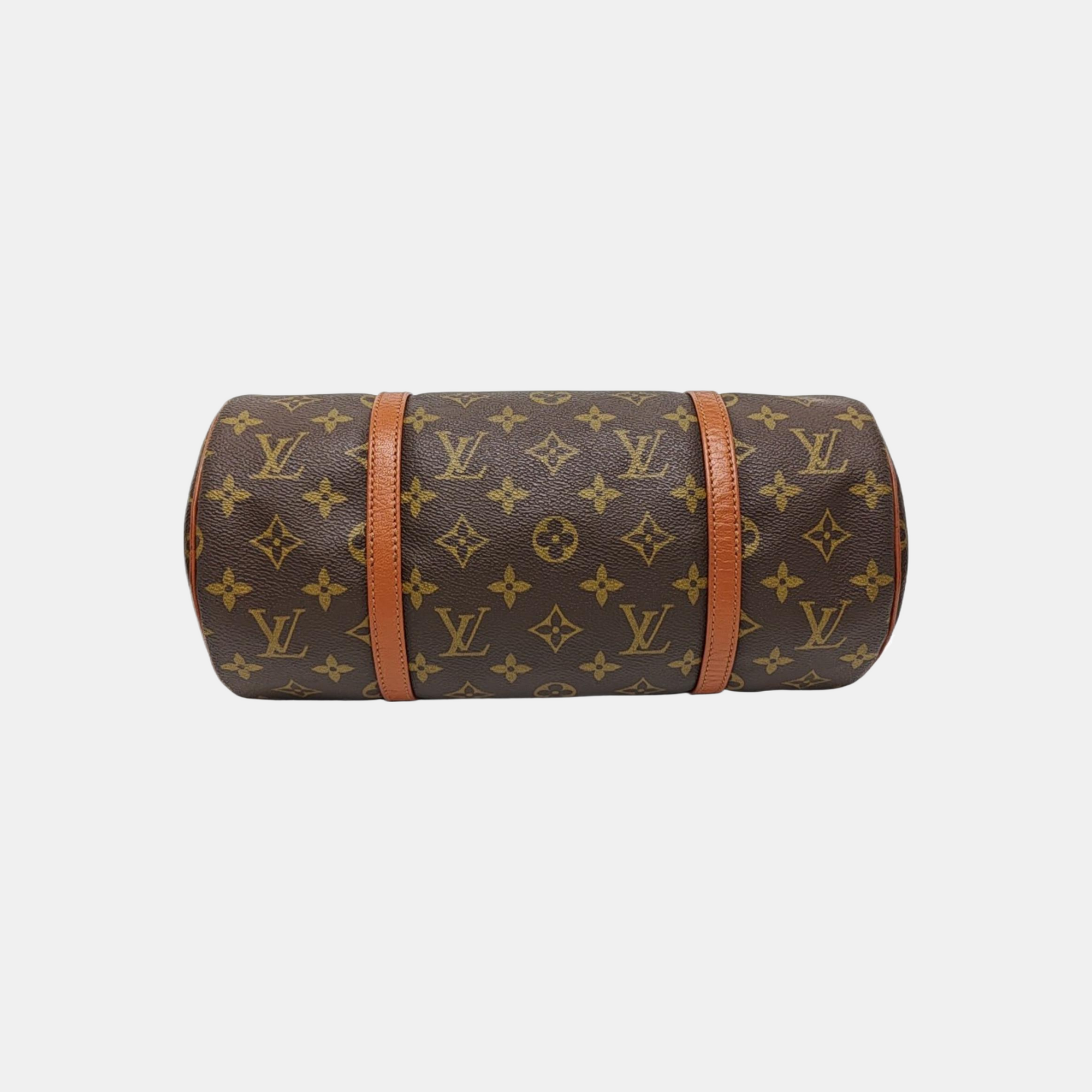 PAPILLON MM Monogram Coated Canvas Brown