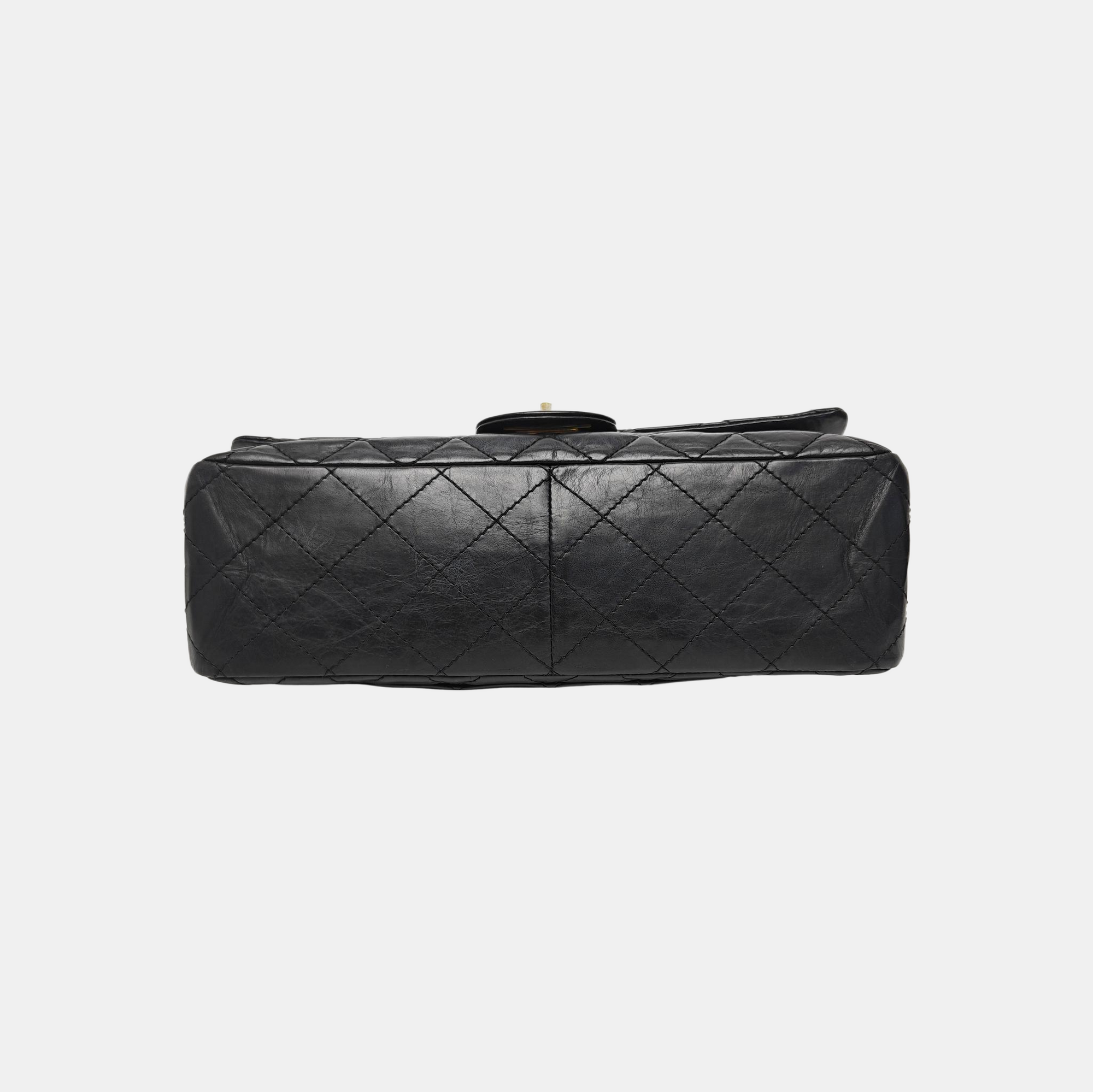 2.55 227 Quilted Calfskin Black