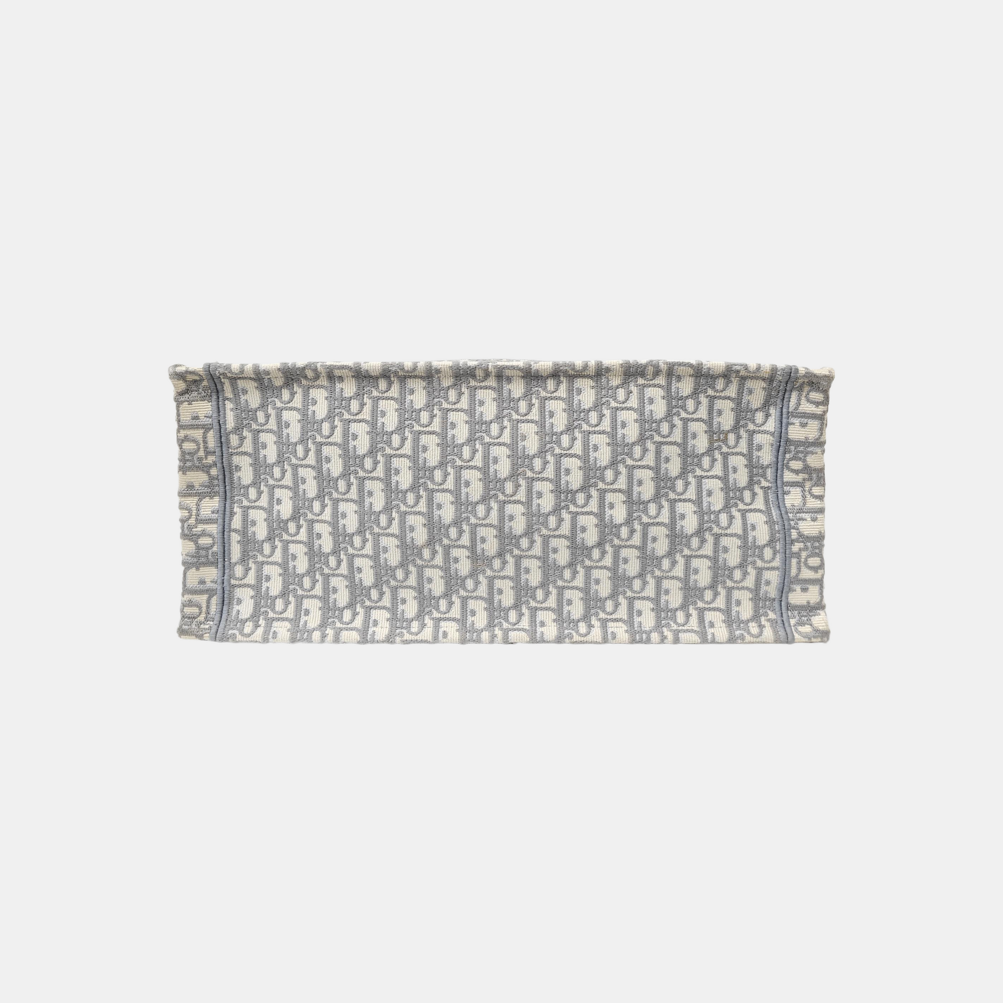 Book Tote Large Oblique Canvas Gray