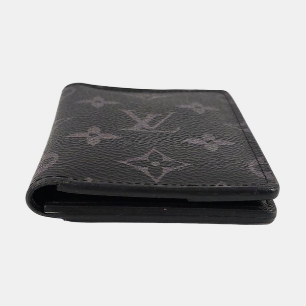 Monogram Coated Canvas Wallet Mini Black