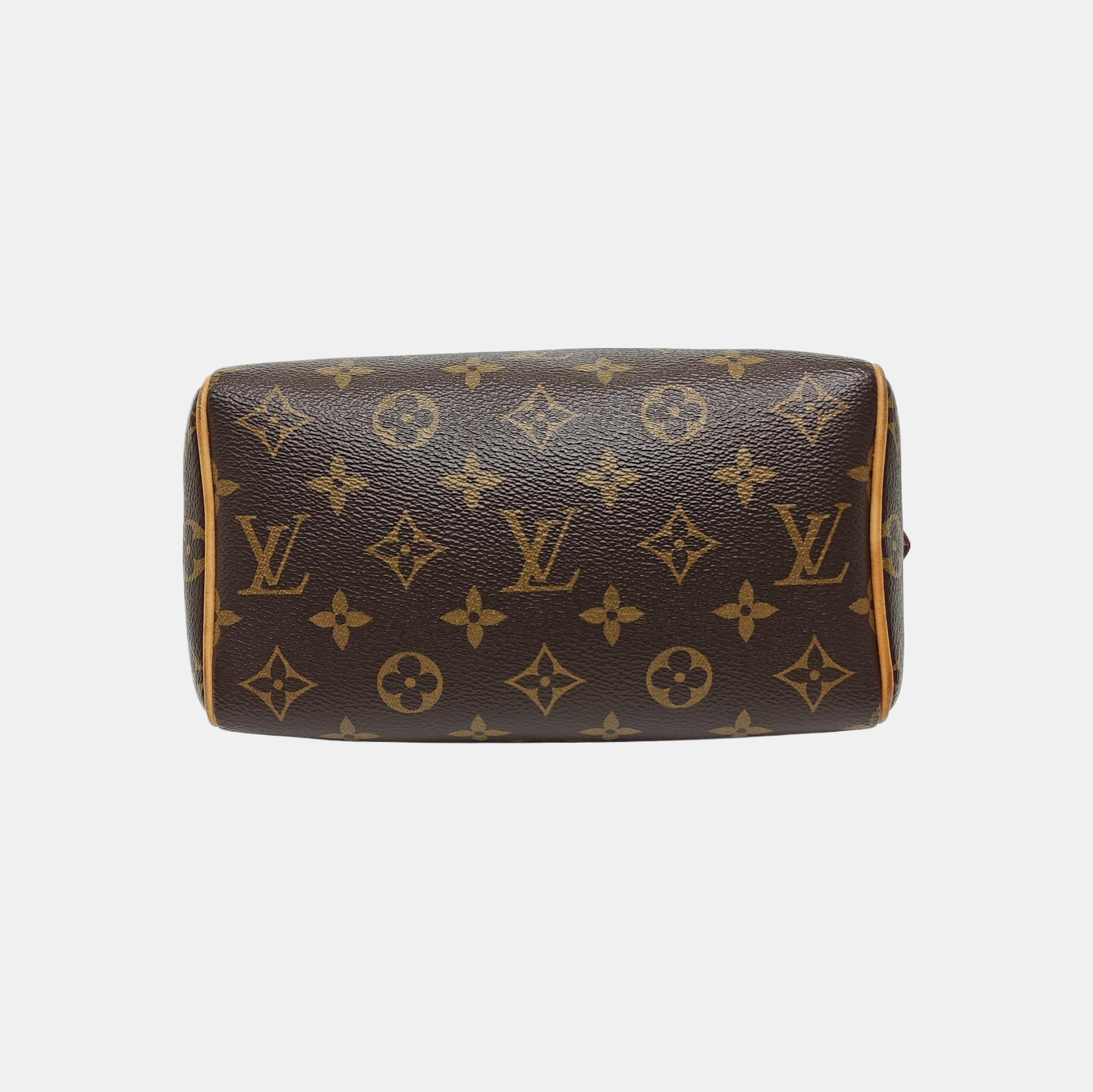 SPEEDY 20 Monogram Coated Canvas Brown