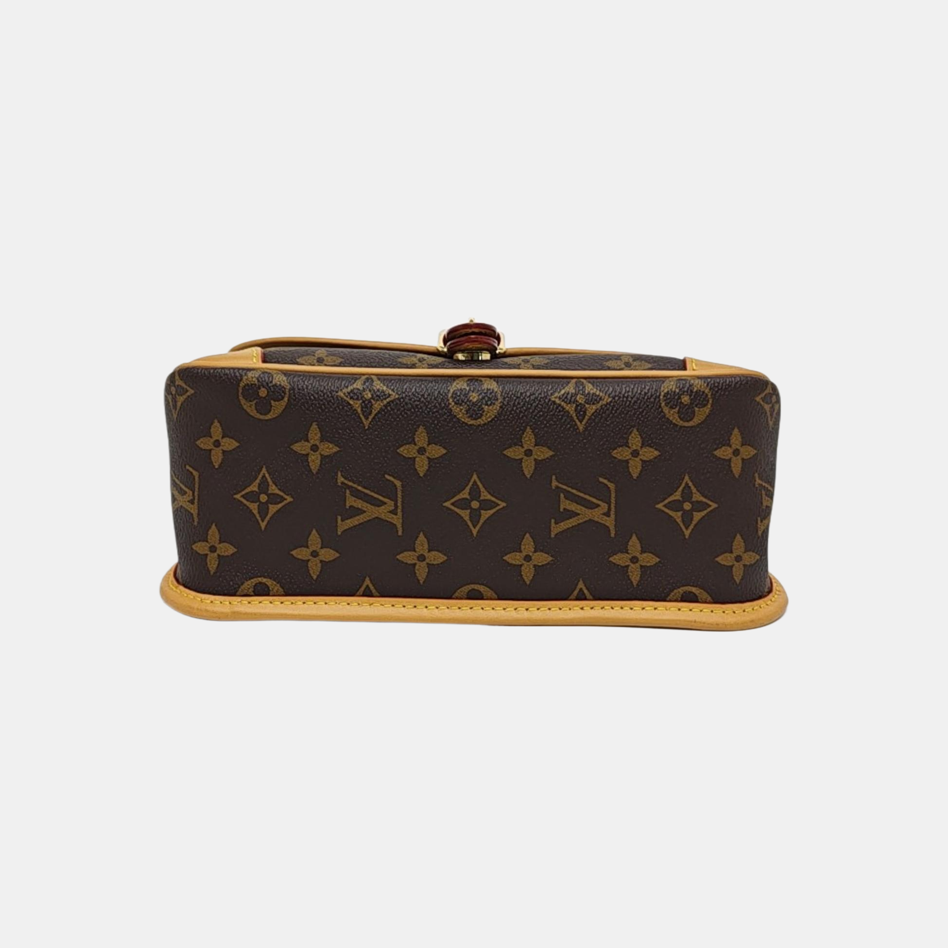 DIANE Monogram Coated Canvas Brown