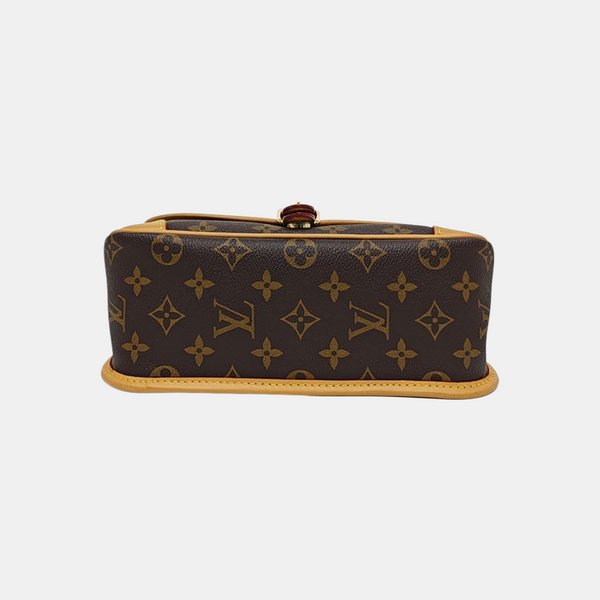 DIANE Monogram Coated Canvas Brown