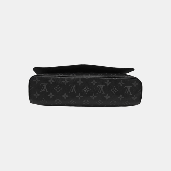 DISTRICT MM Damier Graphite Lona Revestida Negra