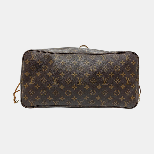 NEVERFULL GM Monogram Coated Canvas Brown