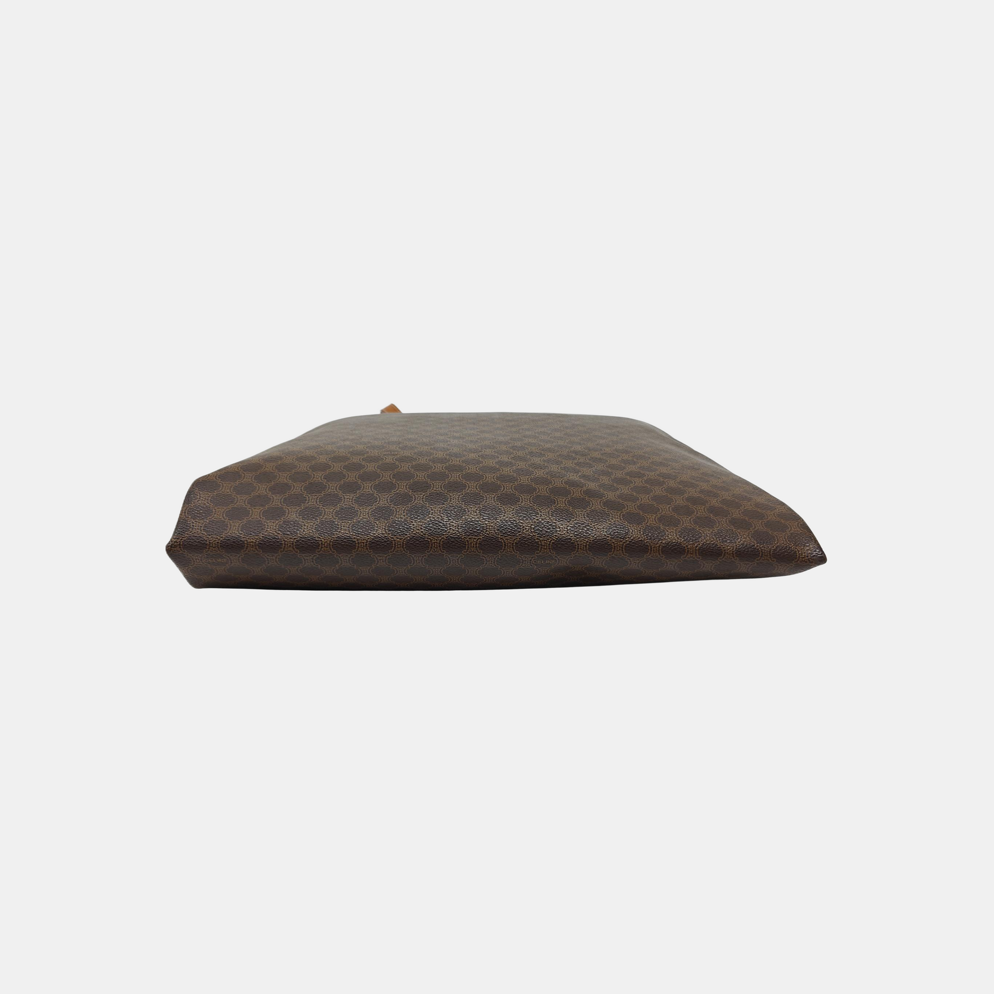 MACADAM TOTE Coated Canvas Brown