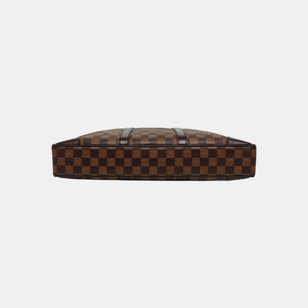 PORTE-DOCUMENTS Damier Ebene Coated Canvas Brown