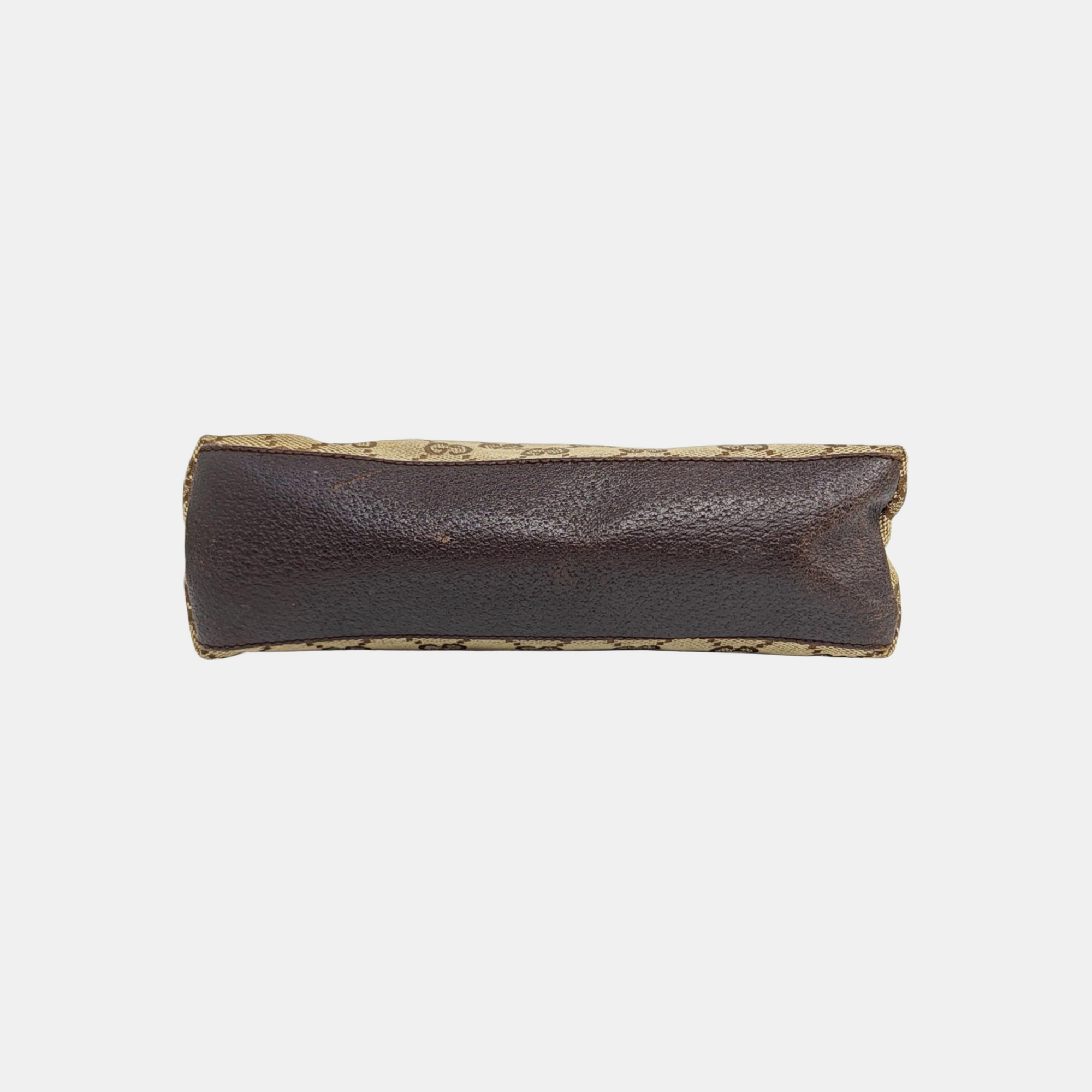 Monogram Canvas Clutch Brown