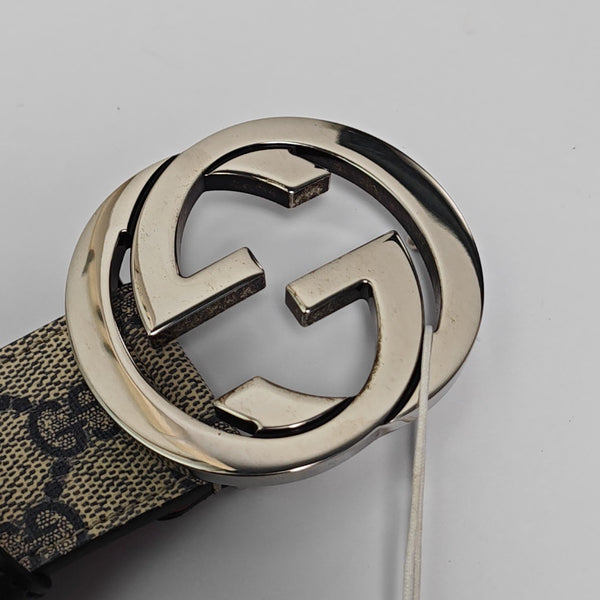 Leather Belt Beige