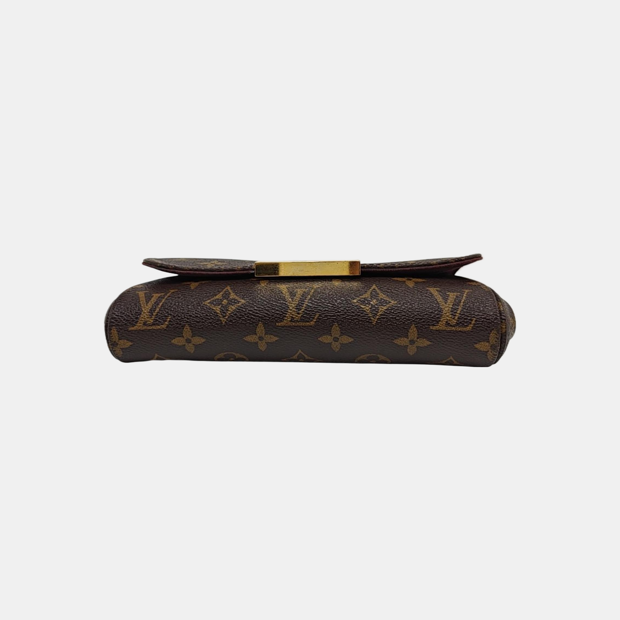 FAVORITE PM Monogram Coated Canvas Brown