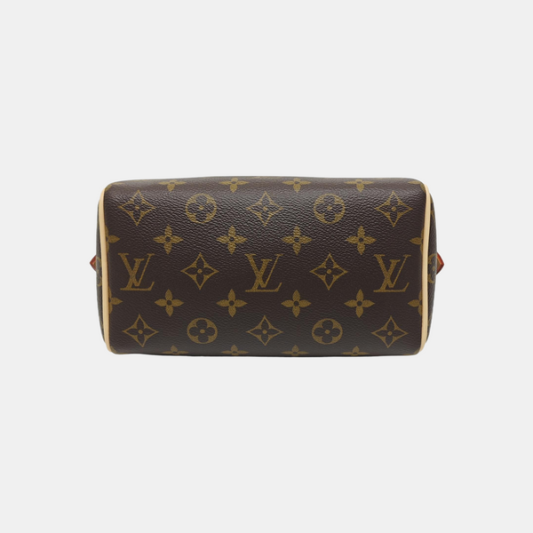SPEEDY 20 Monogram Coated Canvas Brown