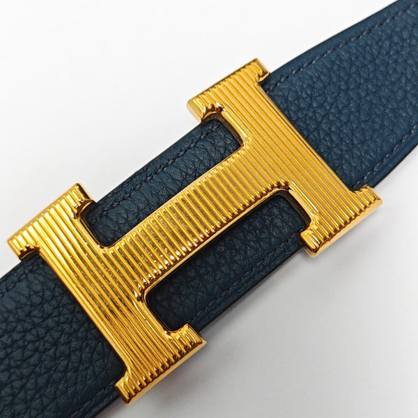 Leather Belt Blue