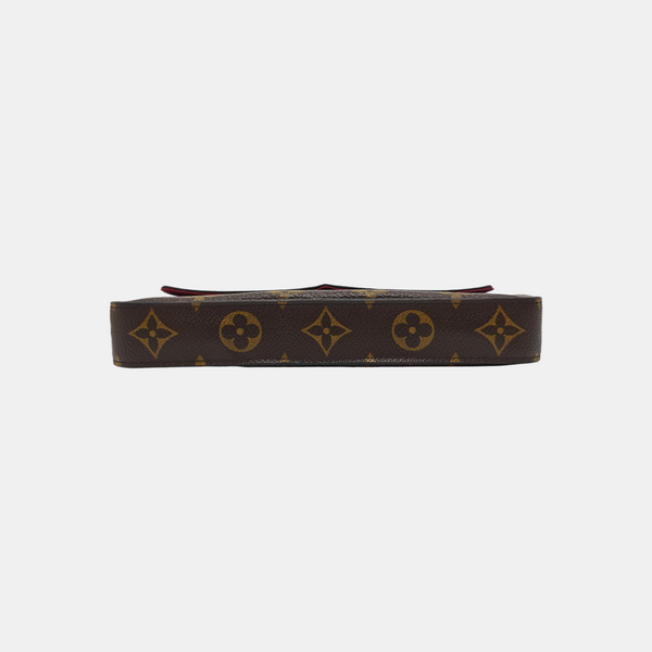 FÉLICIE Monogram Coated Canvas Brown