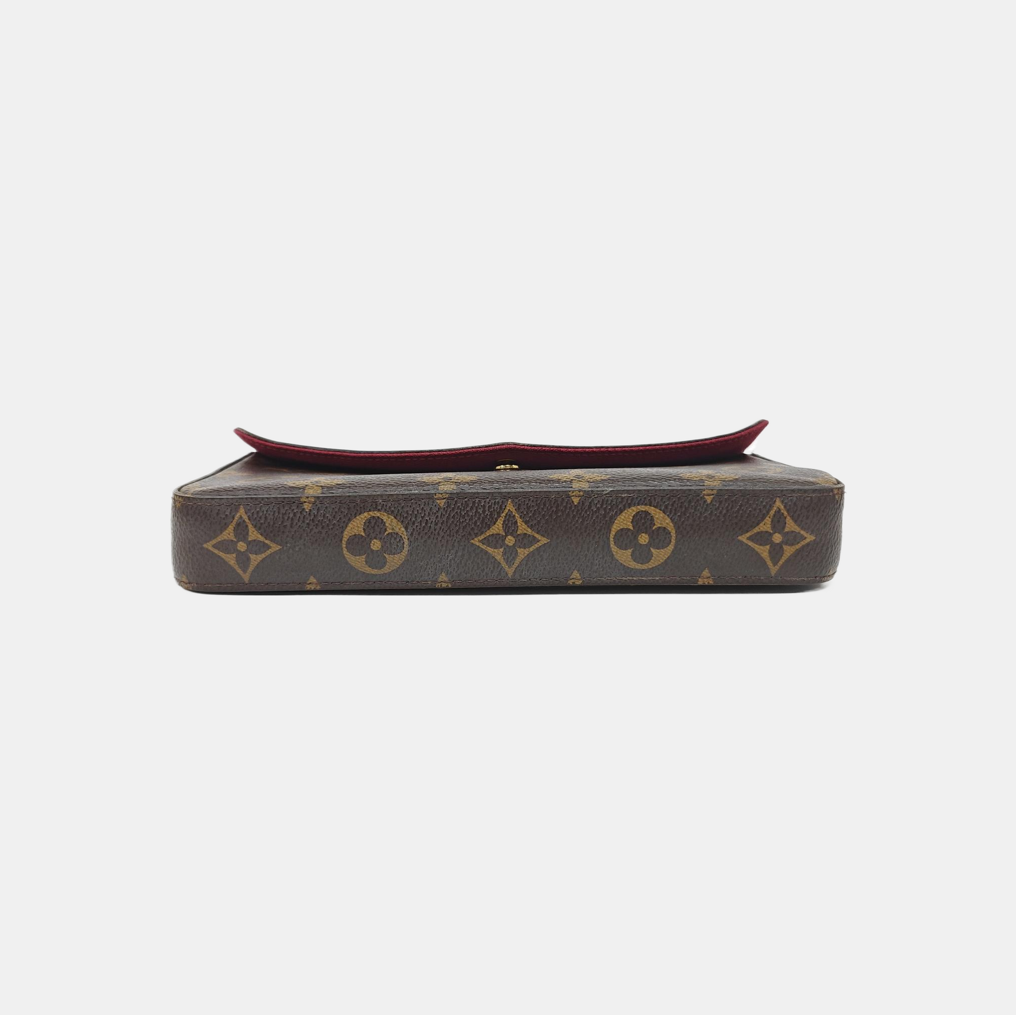 FÉLICIE Monogram Coated Canvas Brown