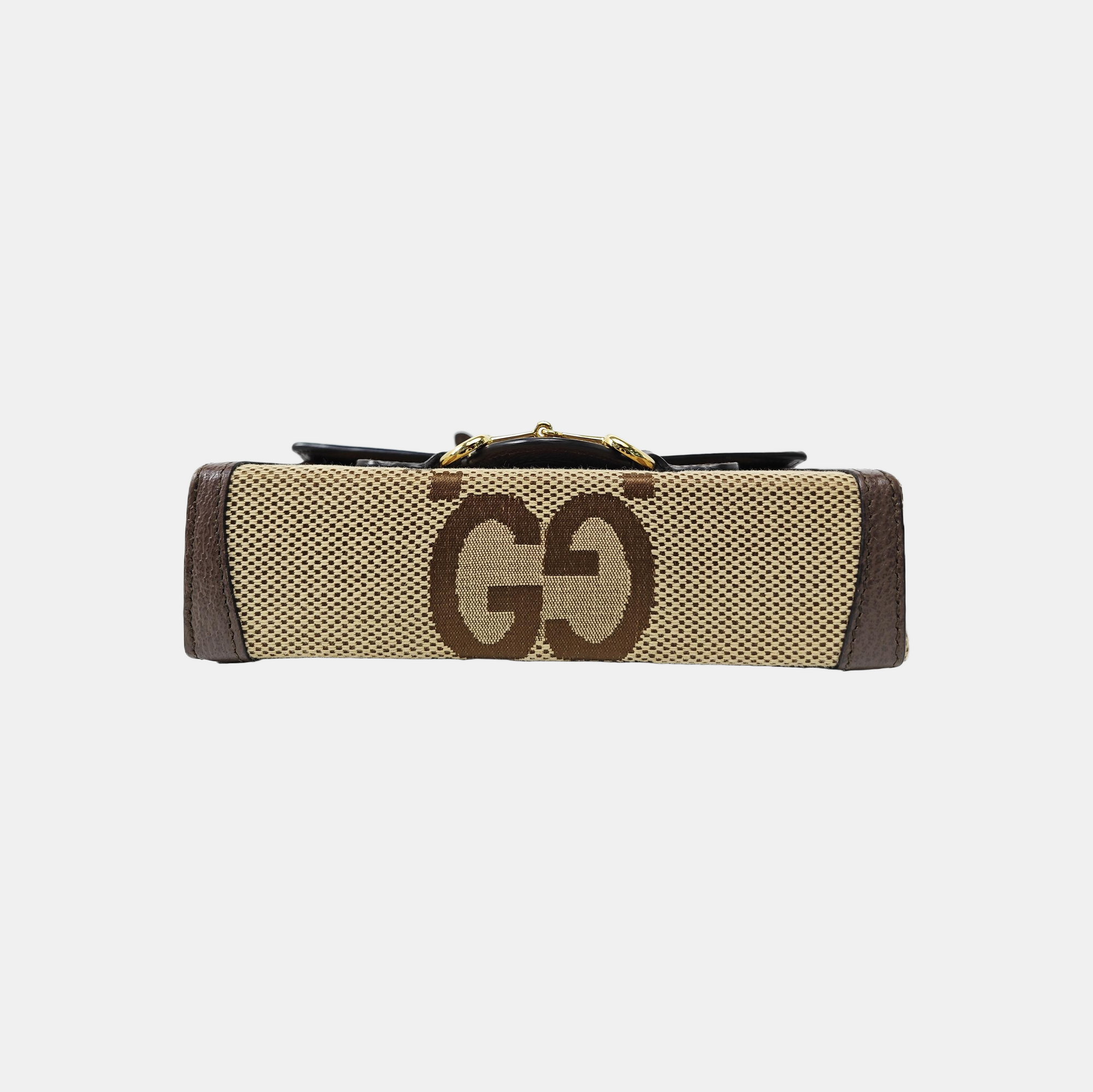 Horsebit 1955 Mini Monogram Canvas Beige
