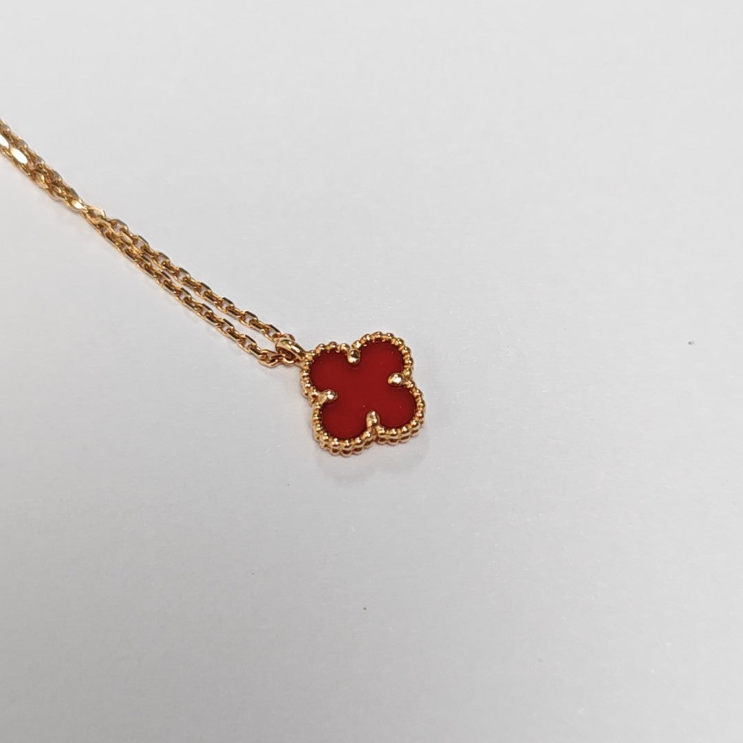 Sweet Alhambra 18k Rose Gold Necklace