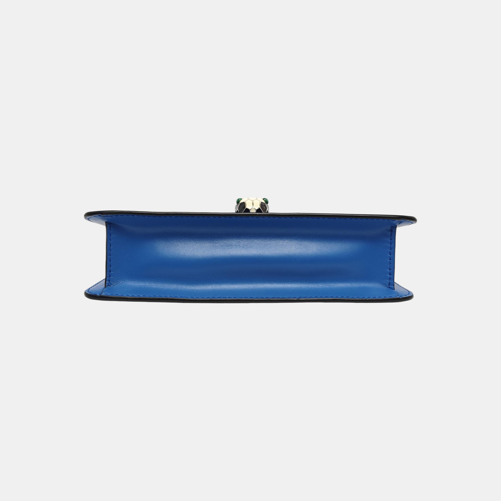 SERPENTI FOREVER Small Calfskin Blue