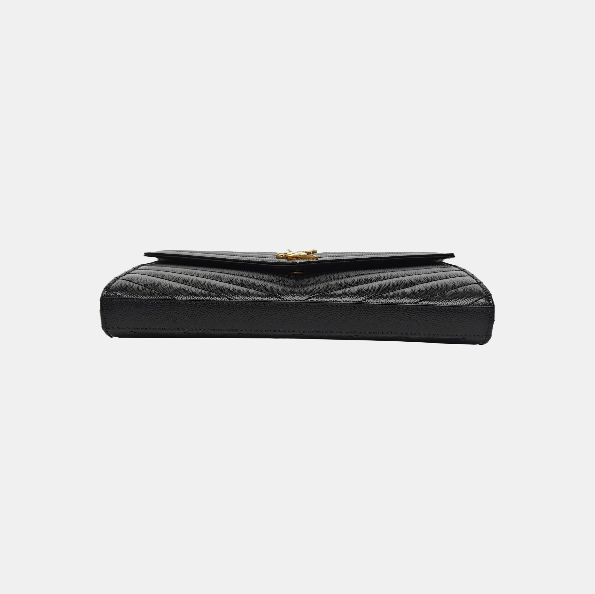 MONOGRAM Medium Chevron Calfskin Black
