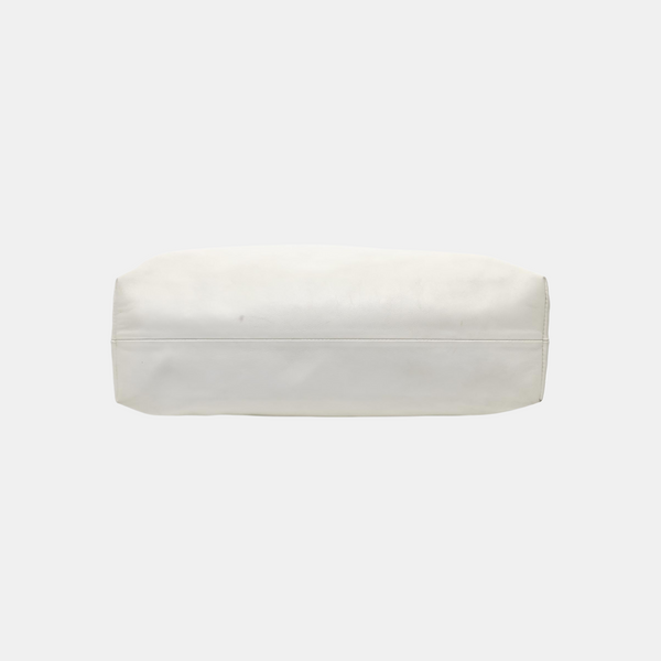Calfskin Shoulder Bag White
