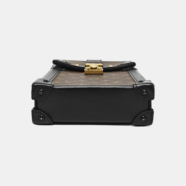TRUNK Monogram Coated Canvas Brown