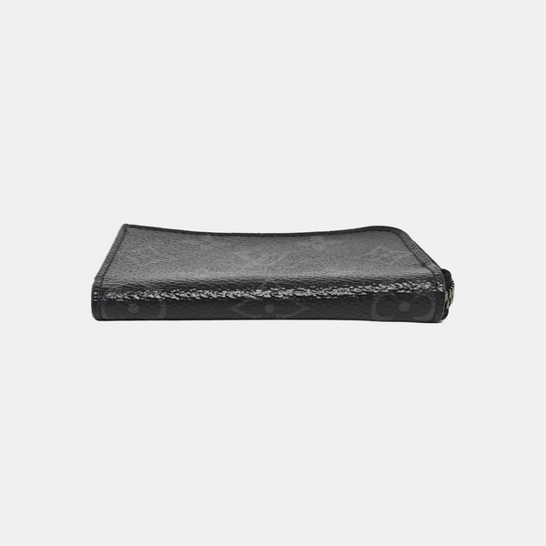 ZIPPY Monogram Coated Canvas Black Wallet