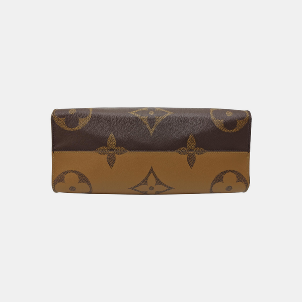 ONTHEGO MM Monogram Coated Canvas Brown