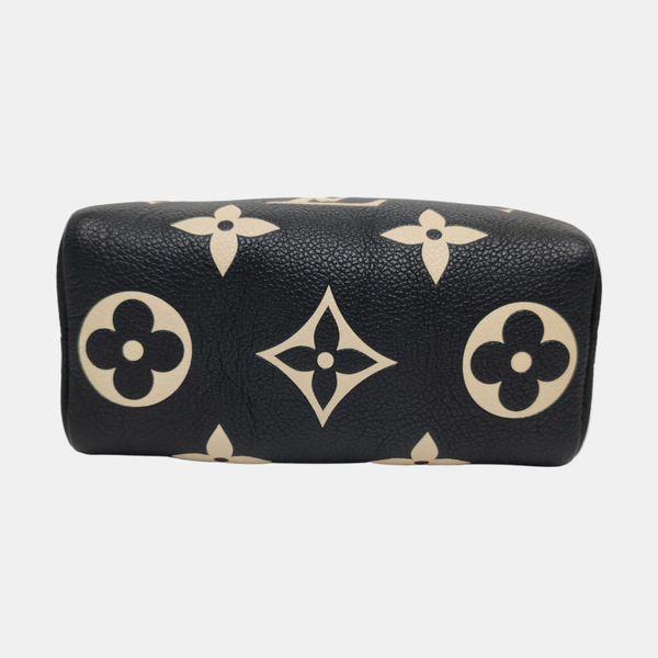 SPEEDY Nano Monogram Calfskin Black