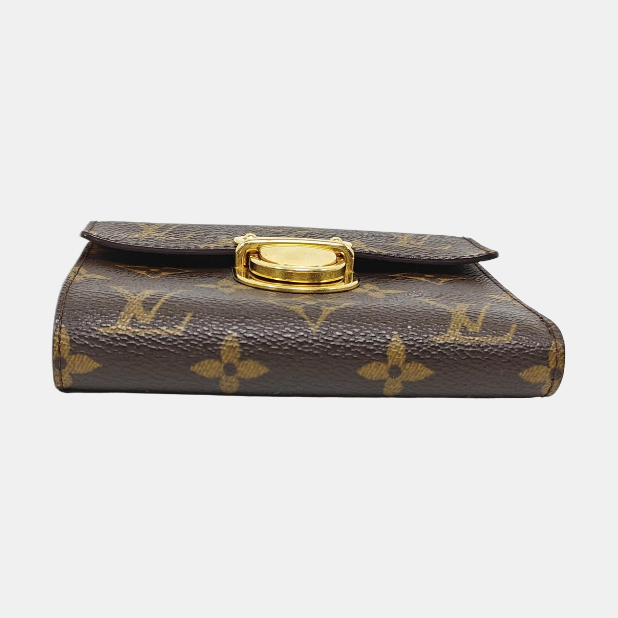 KOALA Monogram Coated Canvas Brown Wallet