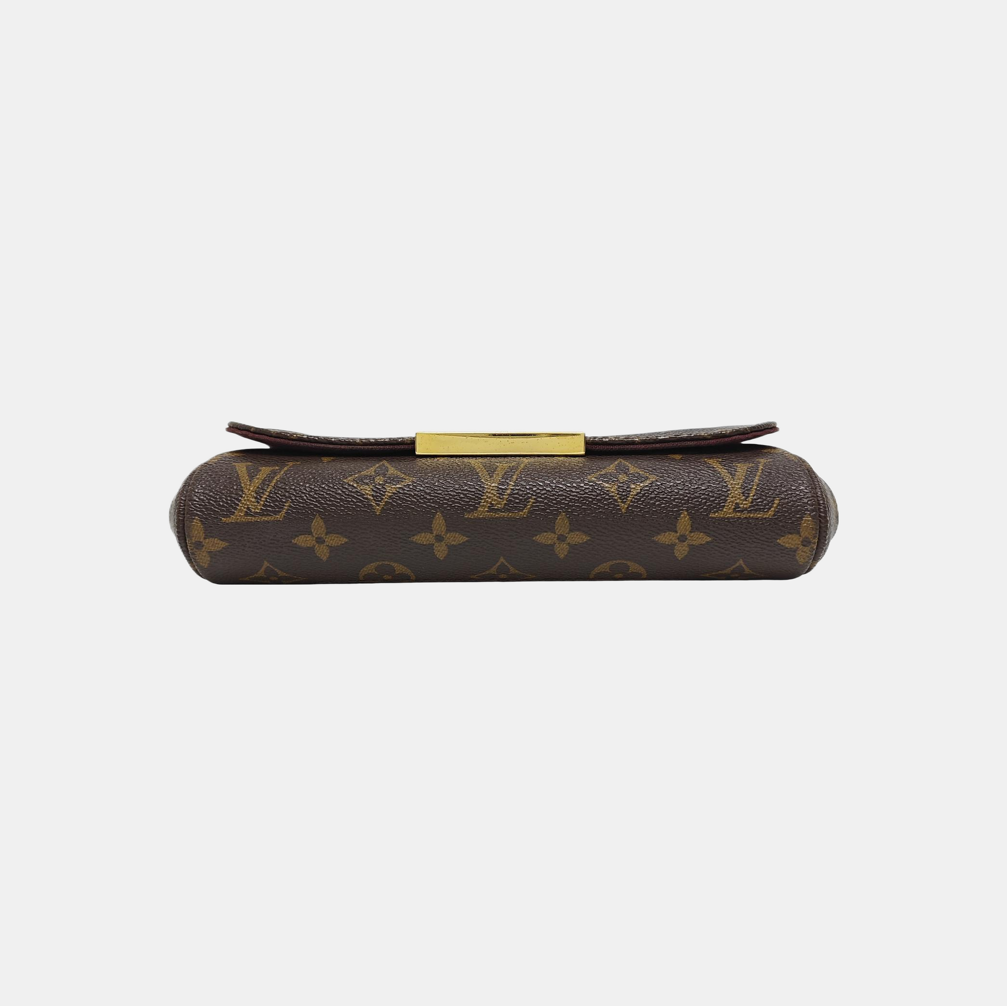 FAVORITE PM Monogram Coated Canvas Brown