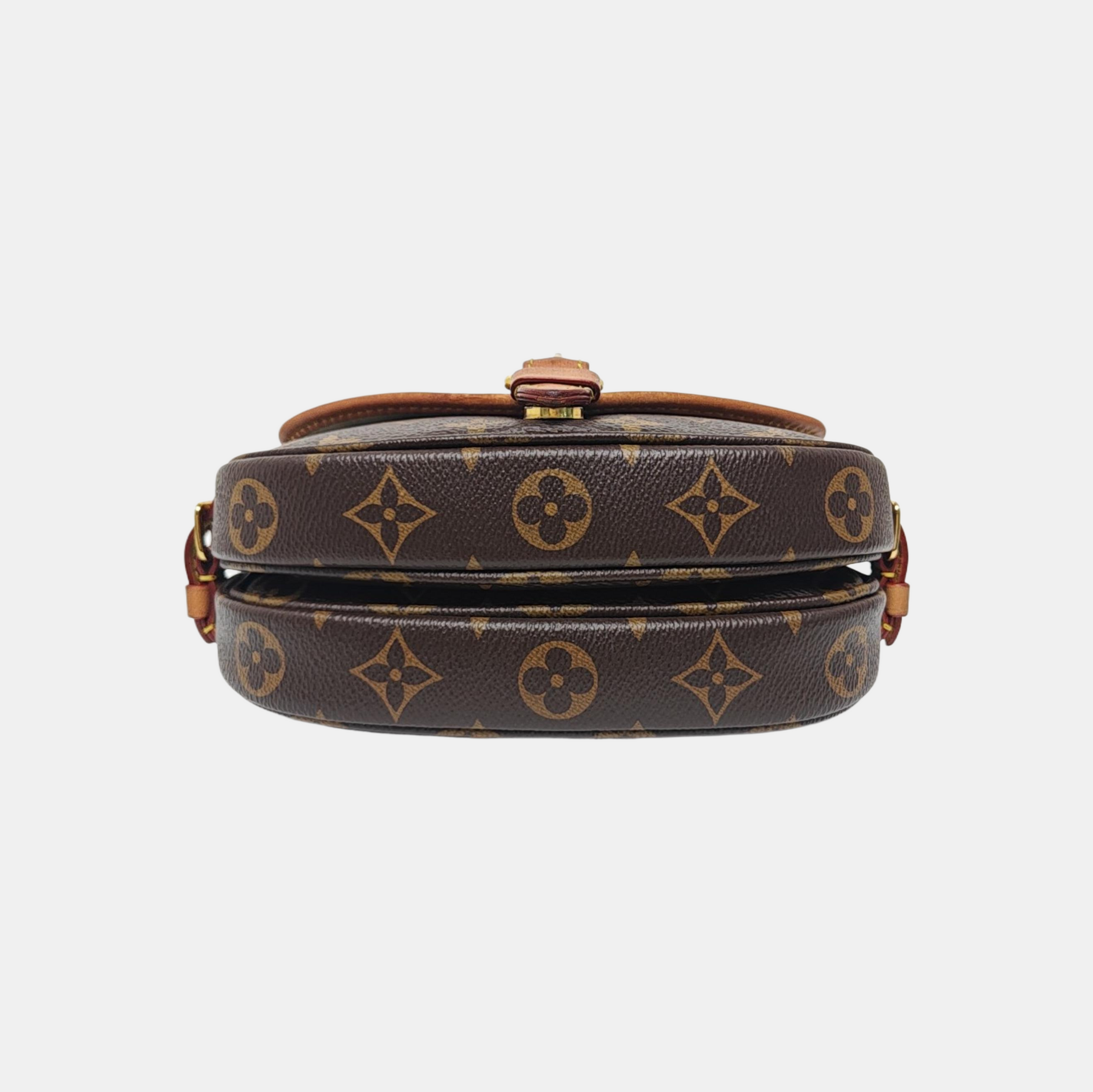 SAUMUR BB Monogram Coated Canvas Brown