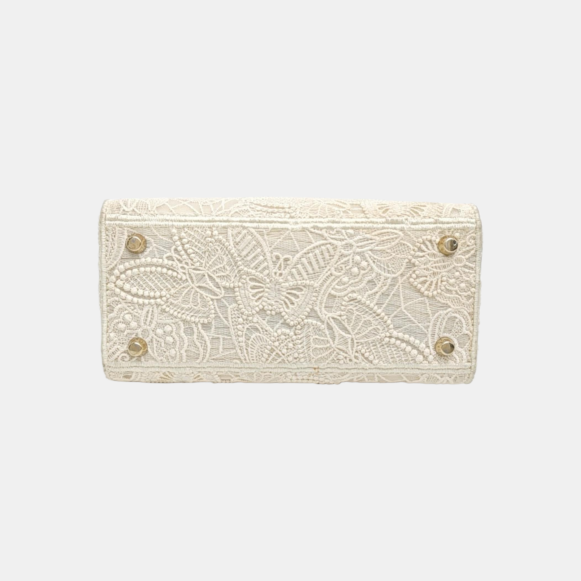 Lady D-Lite Medium Canvas White